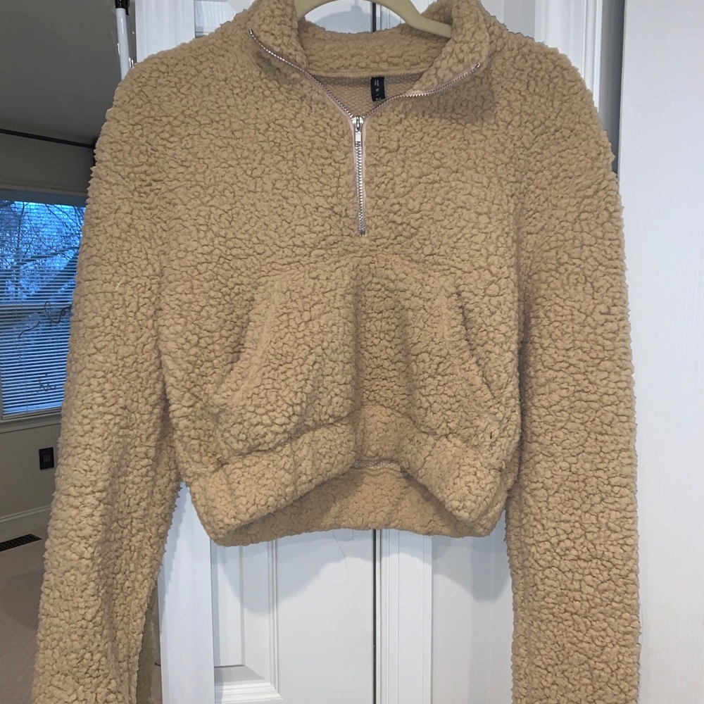 Teddy quarter zip